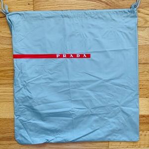 PRADA dust bag 15.5x17”👠💎👞👟✨